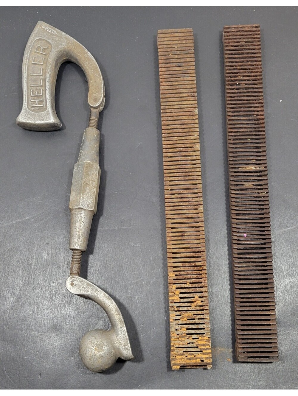 Vintage 14" Heller Bros Co. Auto Body File Rasp Adjustable